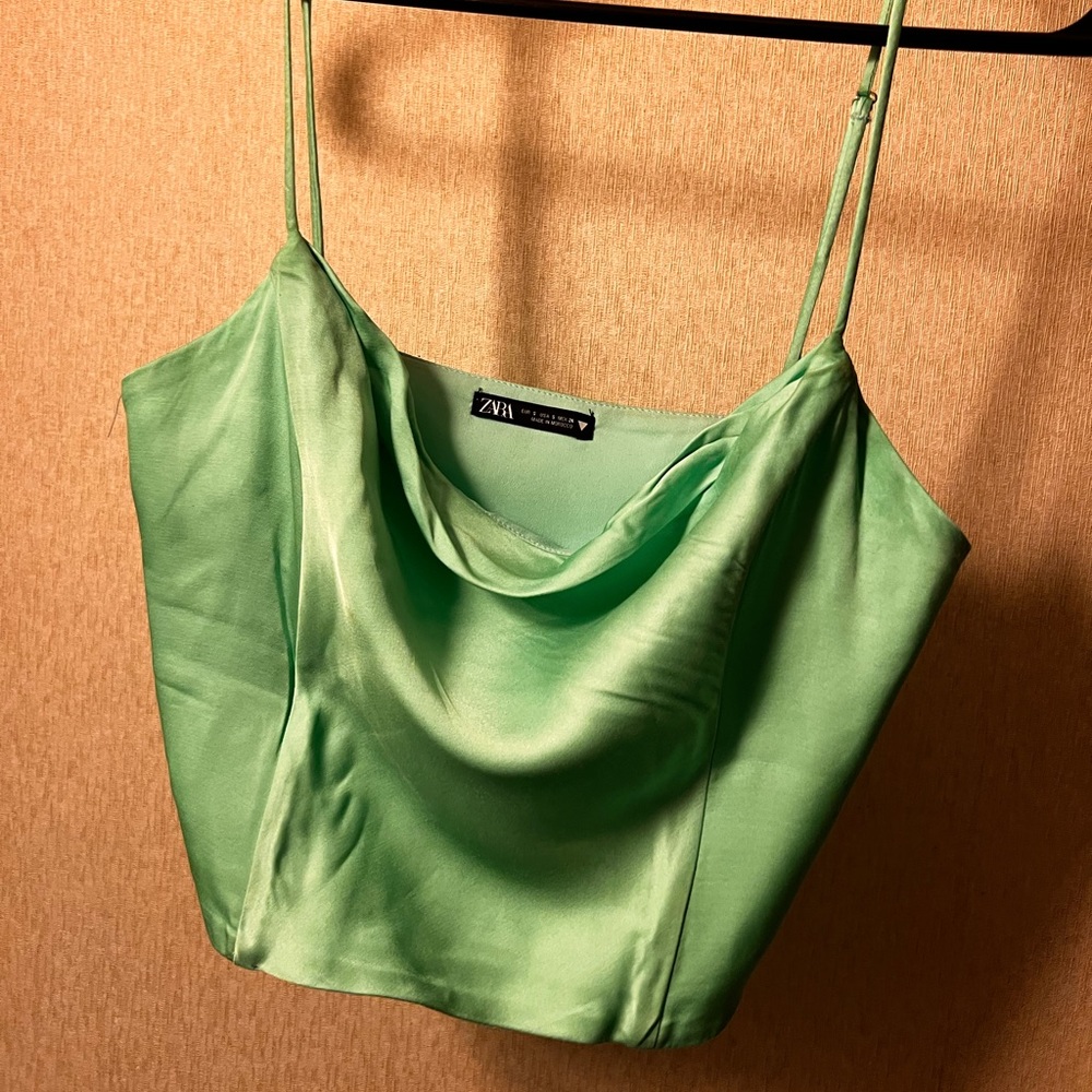 Green Zara Corset Top